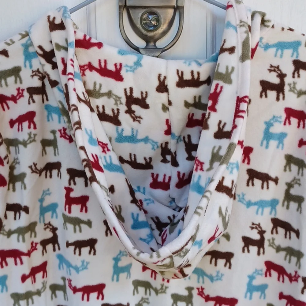 GANDER MOUNTAIN Hoodie Fleece Sleep Dress Sz XL - Picture 6 of 6